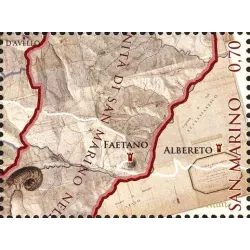550. Jahrestag der Bestimmung der Grenzen zwischen san marino und italia
