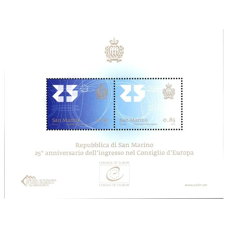 25º anniversario dell'ingresso di San Marino nel consiglio d'Europa