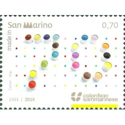 70e anniversaire de la fondation de l'usine de couleurs saint-marin