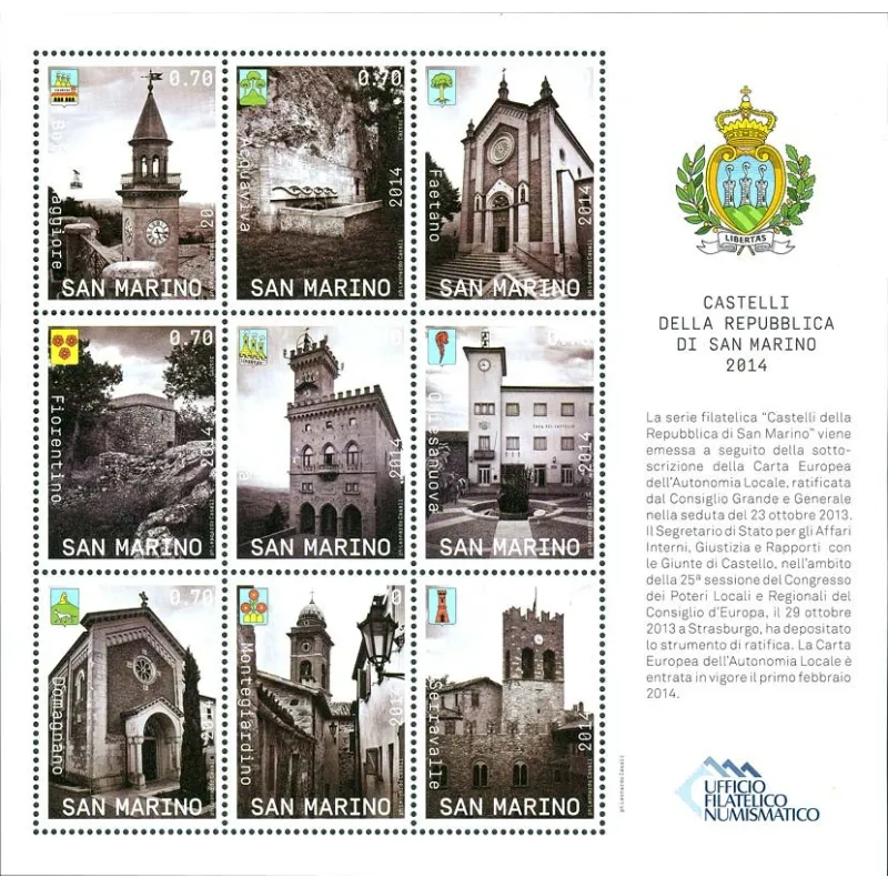 Castles of the republic of san marino Castles of the republic of san marino