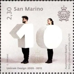 10 años de la universidad en el curso de Diseño graduado de San Marino