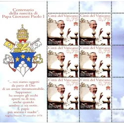 Centenario della nascita di papa Giovanni Paolo I
