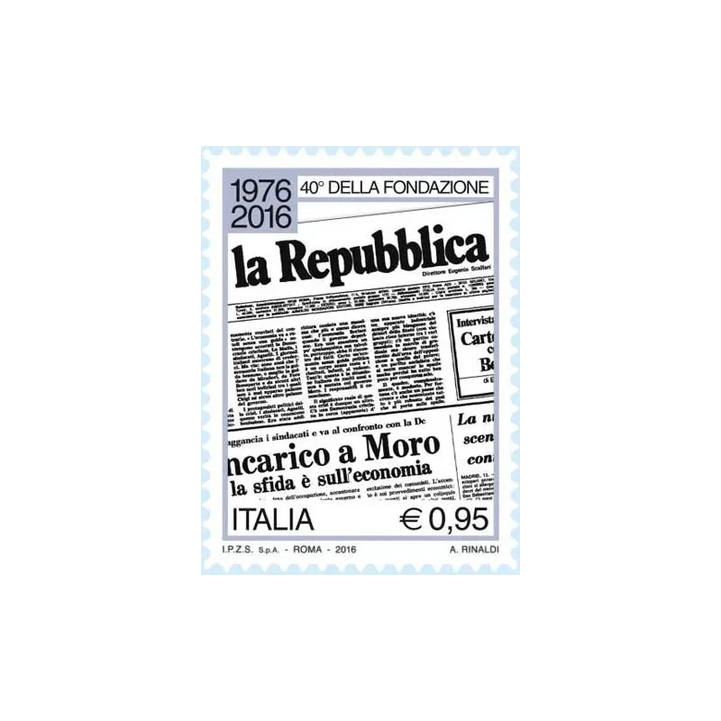 40 aniversario de la fundación del diario "La Repubblica"