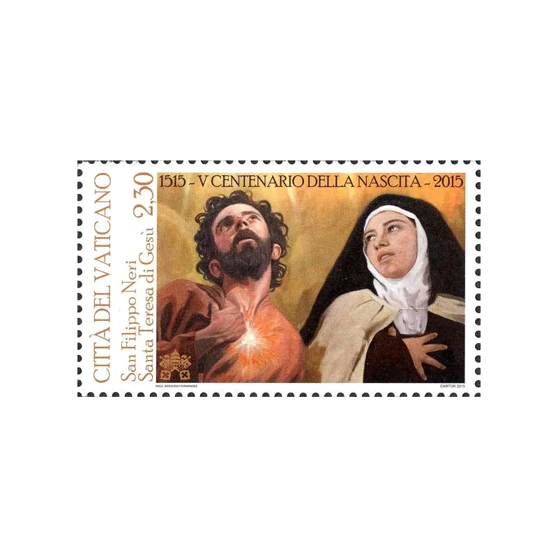 500th anniversary of the birth of St. Teresa of Jesus and St. Philip Neri