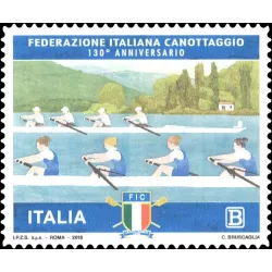 130e anniversaire de la fondation de la fédération italienne d'aviron