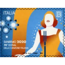 70th edition of the Italian song festival Sanremo 2020