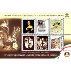 50º anniversario dell'istituzione del comando dei carabinieri per la tutela del patrimonio culturale