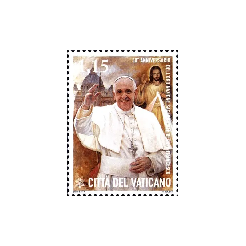 50 aniversario de la ordenación sacerdotal del papa franciscano
