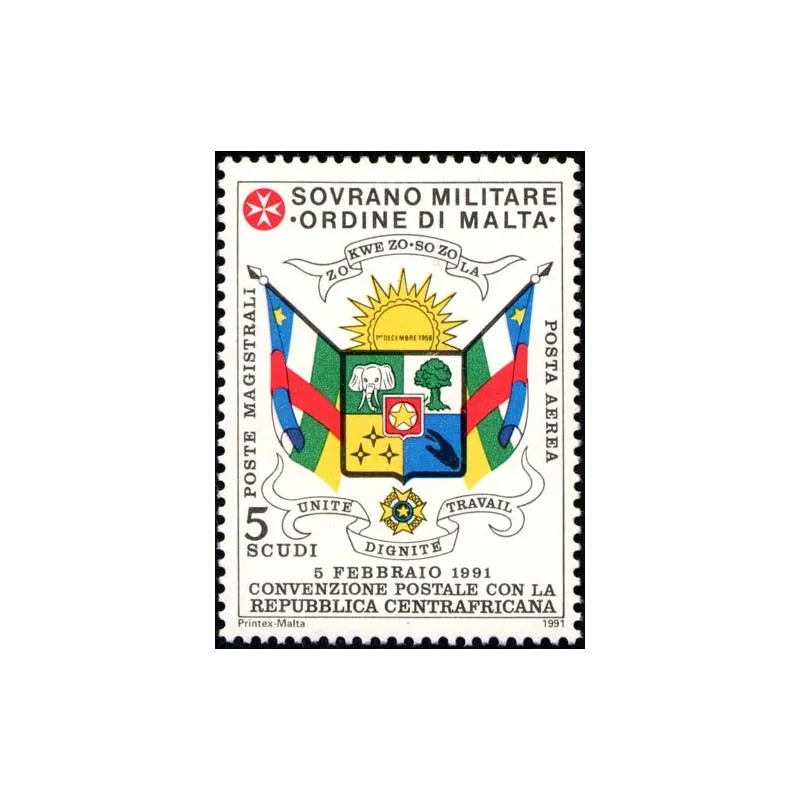 Convención Postal con la República Centroafricana