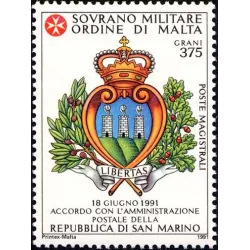 Accord postal avec Saint-Marin
