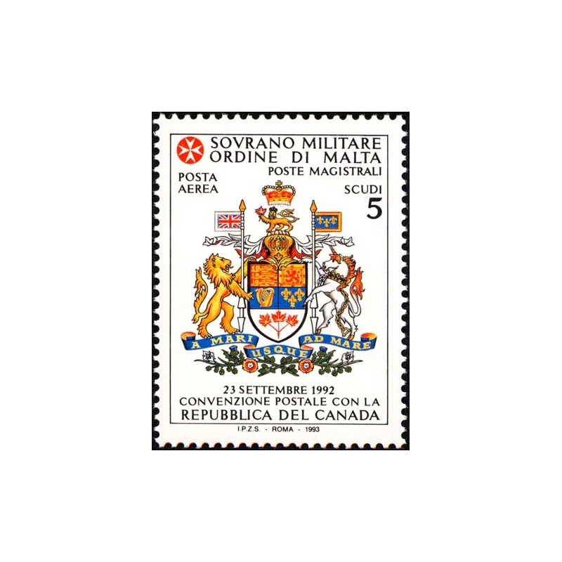 Postal Convention with Republic of Canada