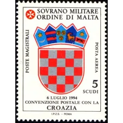 Convention postale avec la Croatie