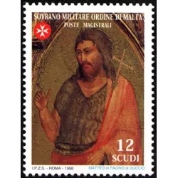Saint John the Baptist patron of the order