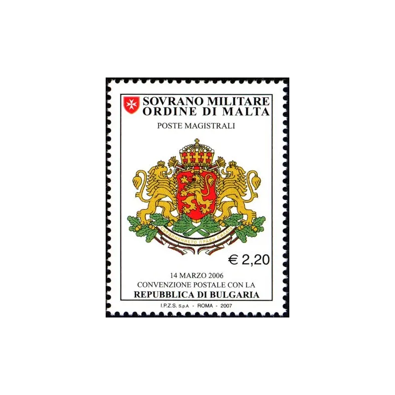 Convention postale avec la Bulgarie