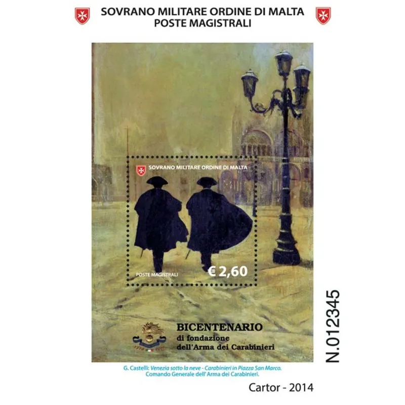 2nd centenary of the founding of the carabinieri