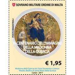 600. Jahrestag des Bildes der Madonna della Quercia von Viterbo