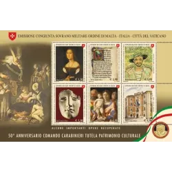 50 aniversario del establecimiento del Comando de Carabinieri para la protección del patrimonio cultural