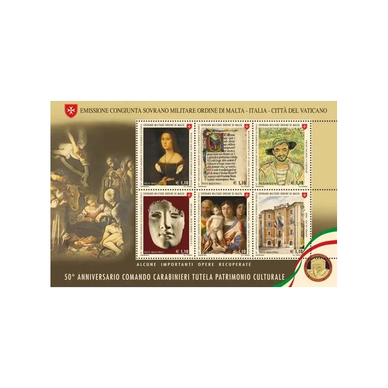 50 aniversario del establecimiento del Comando de Carabinieri para la protección del patrimonio cultural