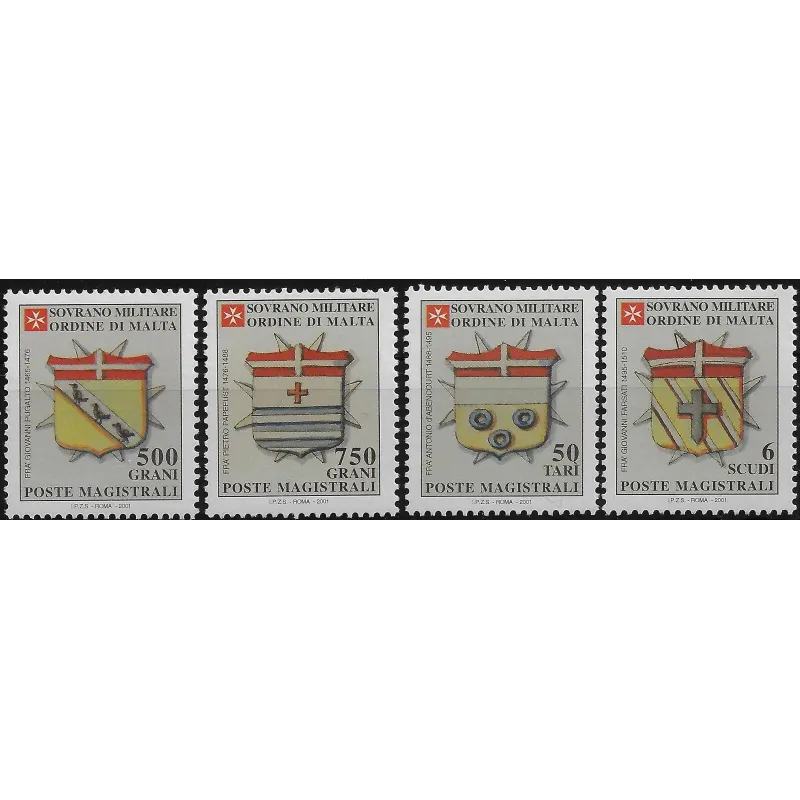 Escudos de armas de los Grandes Priores - 4ª serie
