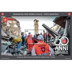 50e anniversaire du corps de secours italien de l'Ordre Souverain Militaire de Malte