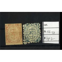 Briefmarkenkatalog 1884 56-58
