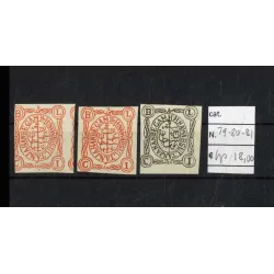 Briefmarkenkatalog 1902 79/81