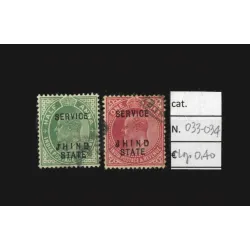 Catálogo de sellos 1907 33/34