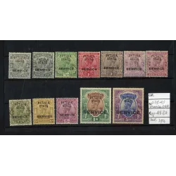 1912 stamp catalog 35/43-45