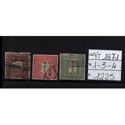 Briefmarkenkatalog 1871 1-3-4