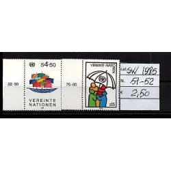 1985 stamp catalogue 51-52