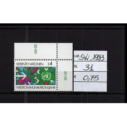 1983 francobollo catalogo 31