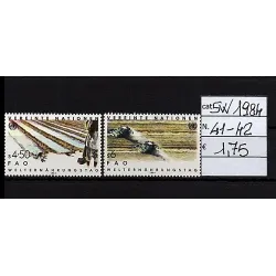 1984 stamp catalogue 41-42