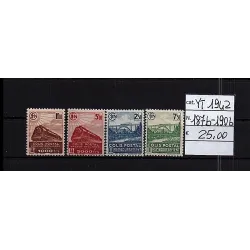 1942 stamp catalog 187b-190b