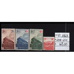 1943 stamp catalog 208-211