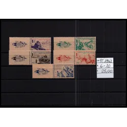 Catalogue de timbres 1942 6-10