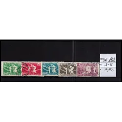 Catalogue de timbres 1943 1-5