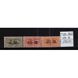 Briefmarkenkatalog 1922 69-71