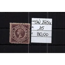 1854 francobollo catalogo 15