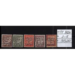 Catalogue de timbres 1924 1-5