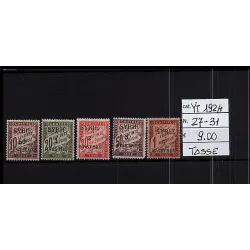 Briefmarkenkatalog 1924 27-31