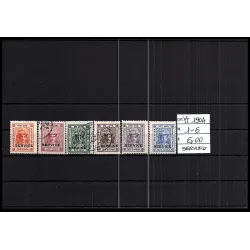 1904 francobollo catalogo 1-6