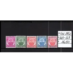 1952 stamp catalog 143-147