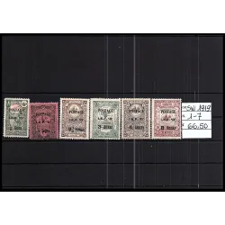 Catálogo de sellos de 1919 1-7