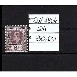 1904 francobollo catalogo 24