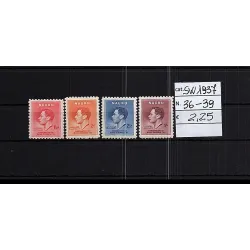 Briefmarkenkatalog 1937 36-39