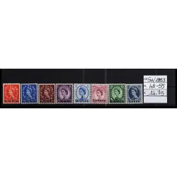 Briefmarkenkatalog 1953 48-55