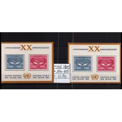 1965 stamp catalog 154-155