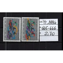 1994 stamp catalog 665-666