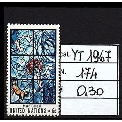 1967 francobollo catalogo 174