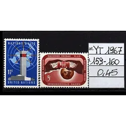 1967 stamp catalog 159-160